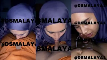 Sepongan Nikmat Hijaber Miss DSMalaya Video by SangeLink