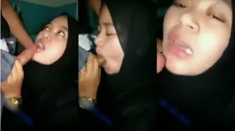 Hijabers Ketagihan Peju Sepong Teros Beb Video by PornHub