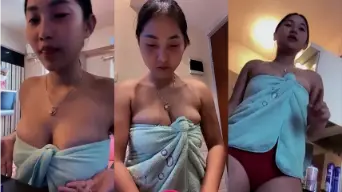 Live Cybel Pascol Doain Handuknya Merosot Video by YourPorn