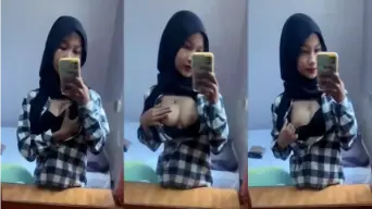 Daun Masih Muda Hijab Pap Tetek Tersebar Video by SpankBang