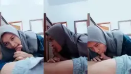 Jilbab Cantik Nyepong Kontol Teman Suami Video by BOKEPSIN