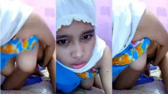 ABG Hijab Colmek Nungging Pengen Didoggy Video by FapHouse