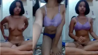 ABG Pakai BH dan CD di Rekam Video by BebasIndo