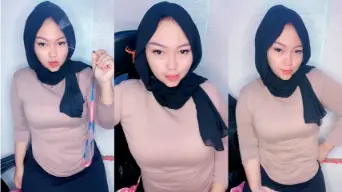 Kak Mawar Host Berhijab Binal Video by simontok