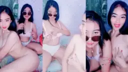 Duo 4_BG Adik Kakak Live Bugil Bareng Video by TubeV