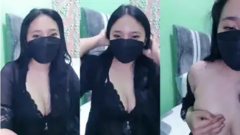 Live Zahra Black Lingerie Sexy Binal Video by BokepHUB